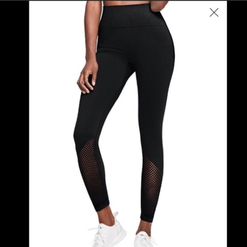 PINK High-waist Seamless Mesh Leggings